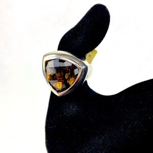 Andrea Candela Smokey Quartz Sterling Silver Ring
